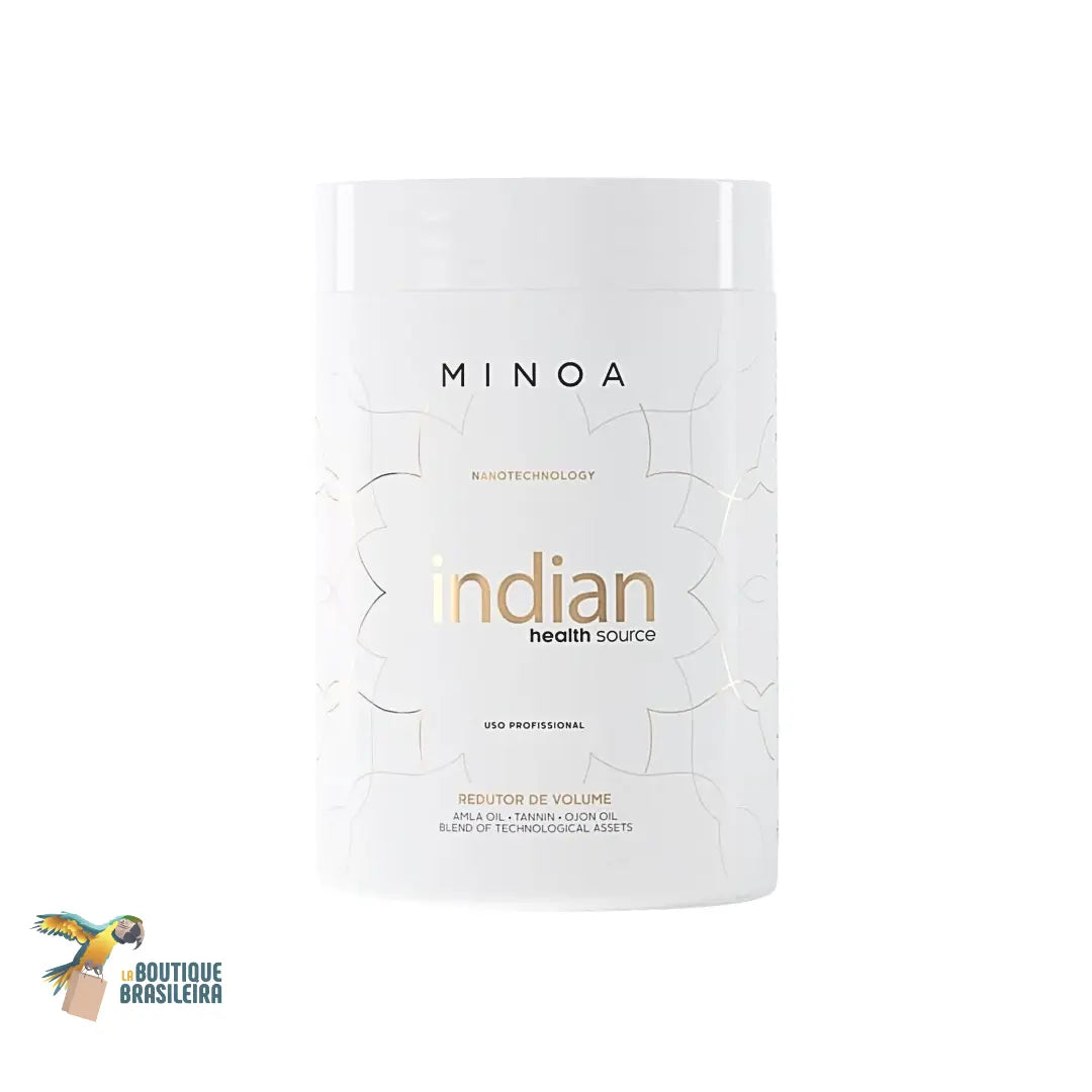 1 kg jar of Minoa Indian Health Source volume-reducing hair treatment