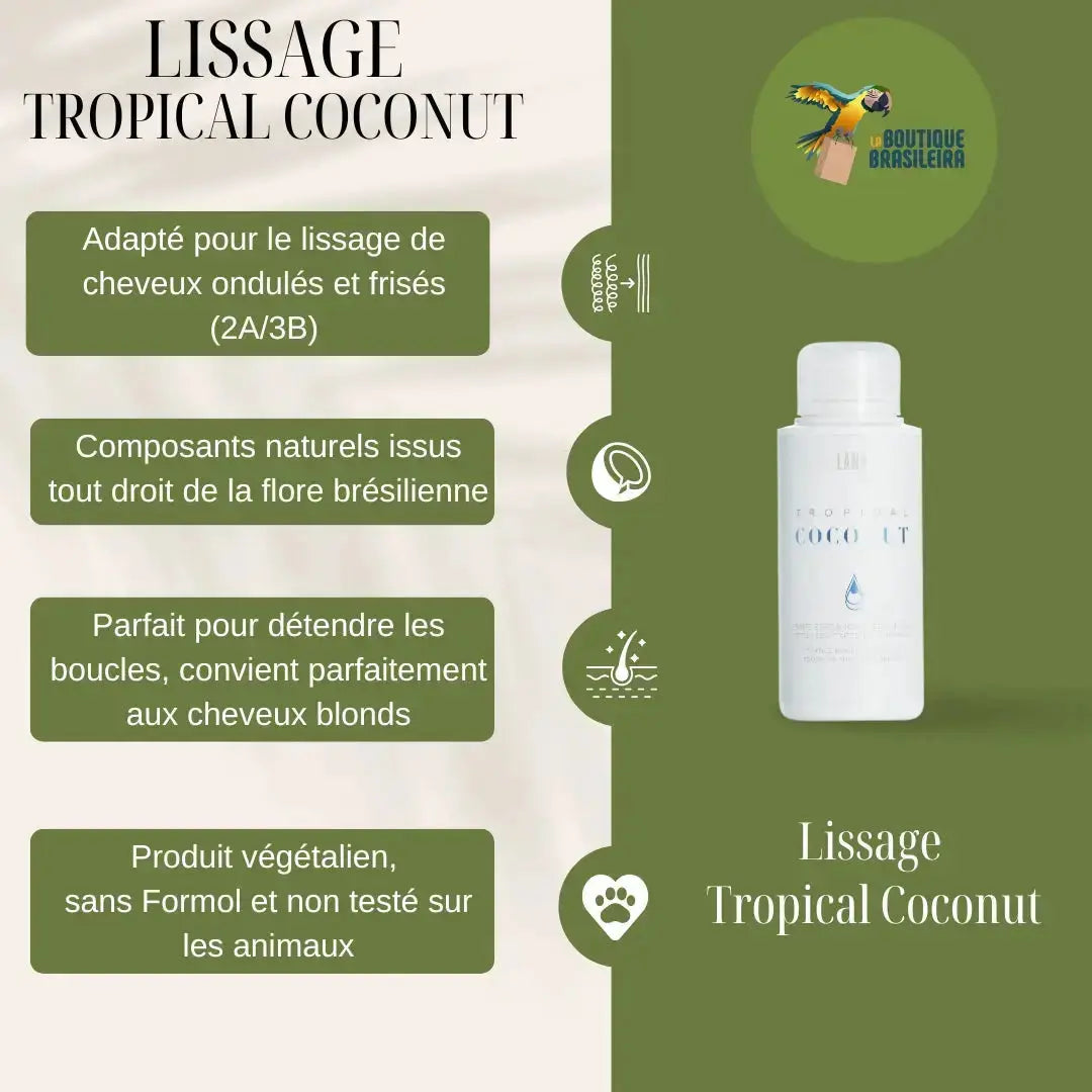 Lissage Brésilien Tropical Coconut Lana Brasiles 100ml