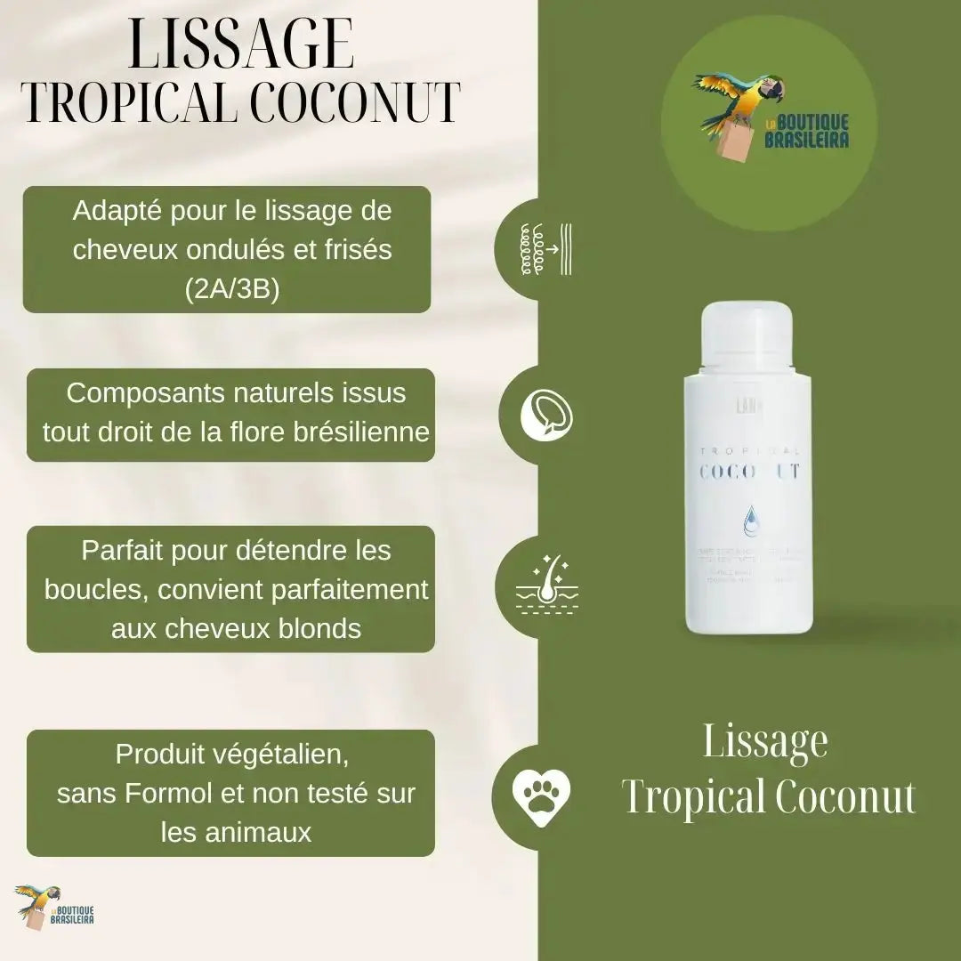 Lissage Brésilien Tropical Coconut 100 ml – Lana Brasiles