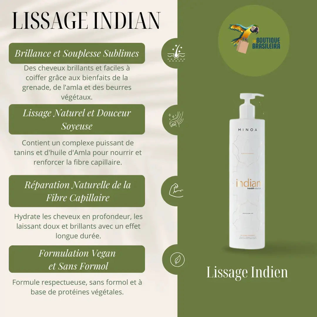 Lissage indien Minoa 1 L