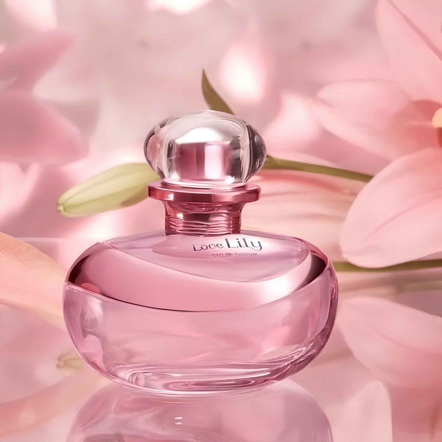 Eau de Parfum Love Lily 75 ml O Boticário — détail de l'étiquette