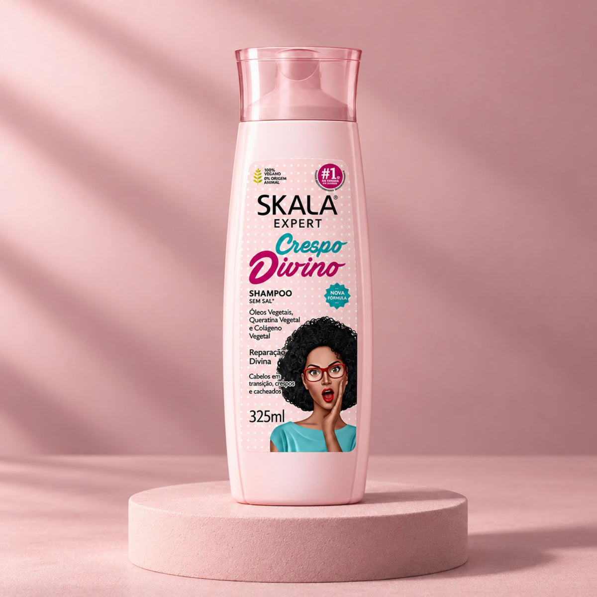 Shampoing Skala Crespo Divino 325 ml – Cheveux bouclés et crépus