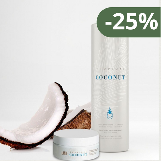 KIT Tropical Coconut Lissage Brésilien 1L + Masque Hydratant 200g