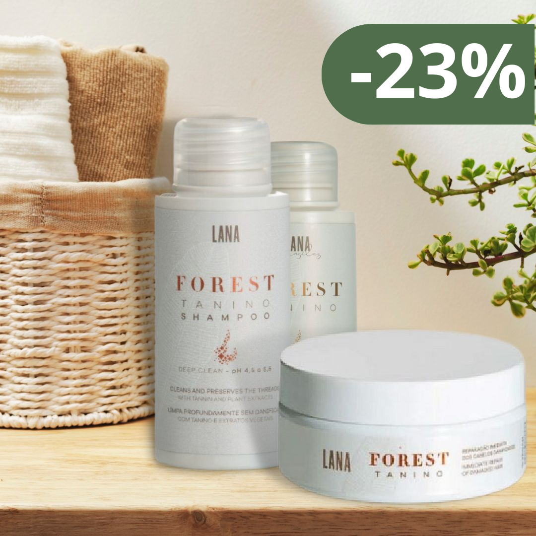 Kit Forest Tanino Lissage Brésilien 2x100ml + Masque Réparateur 200G