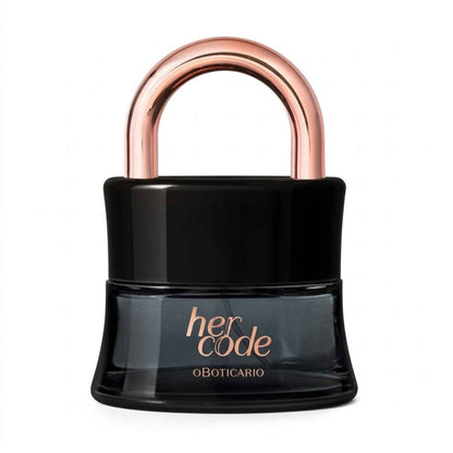 Eau de Parfum Her Code O Boticário – flacon fond neutre