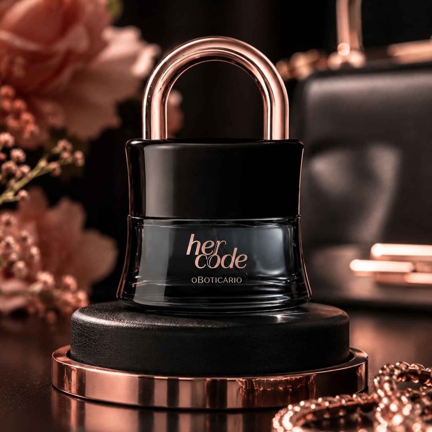Eau de Parfum Her Code O Boticário – mise en scène