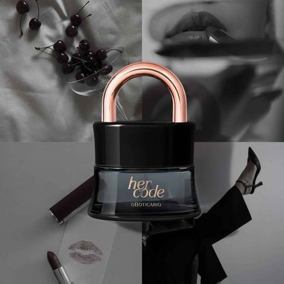Eau de Parfum Her Code O Boticário – mise en scène