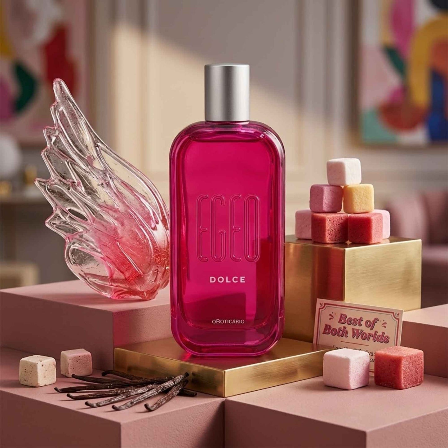 Eau de Toilette Egeo Dolce O Boticário – mise en scène