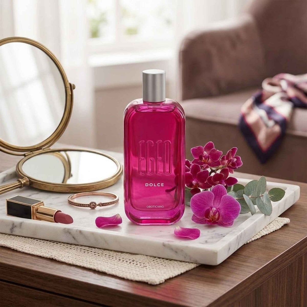 Eau de Toilette Egeo Dolce O Boticário – mise en scène