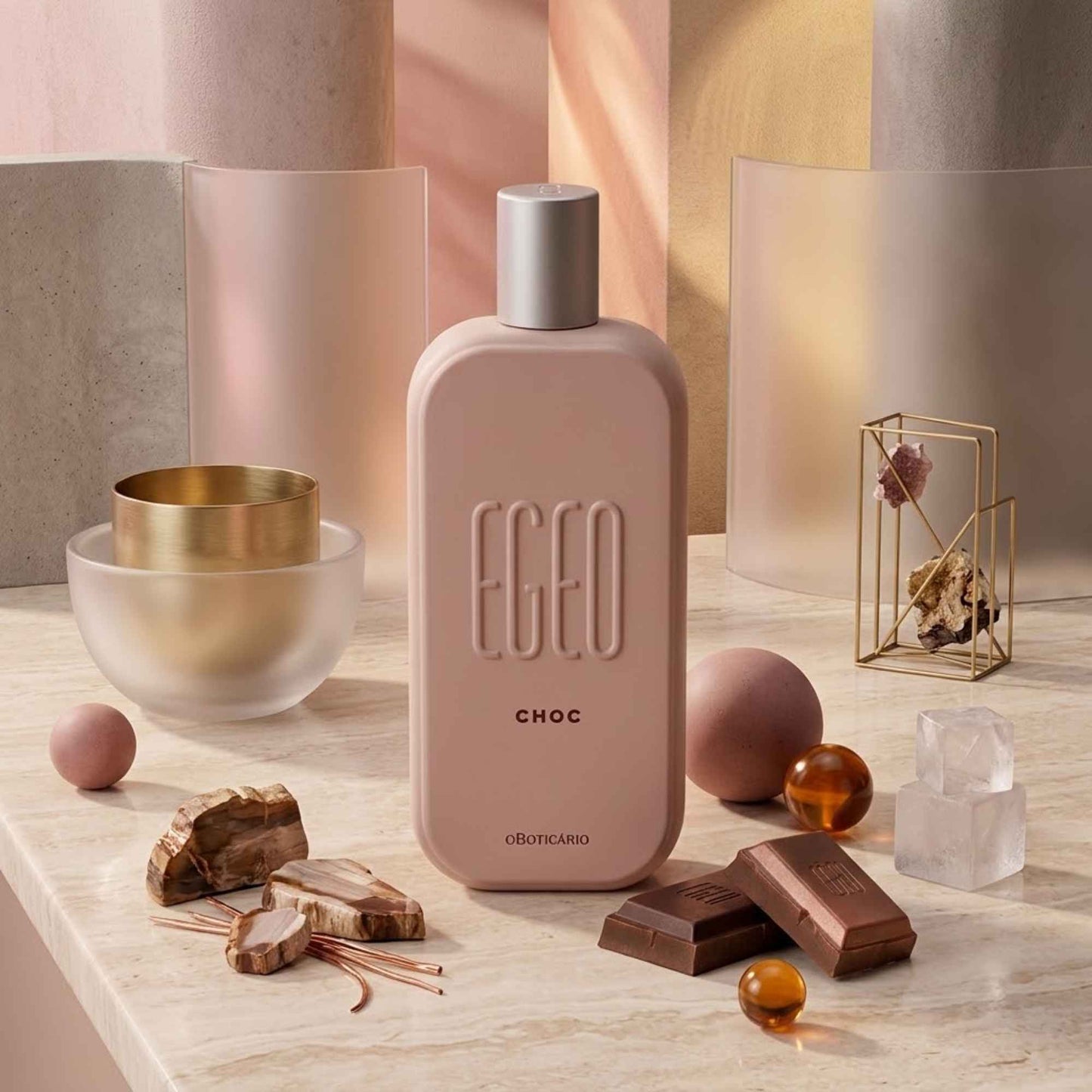 Eau de Toilette Egeo Choc O Boticário – mise en scène