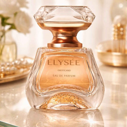 Eau de Parfum Elysée O Boticário – mise en scène