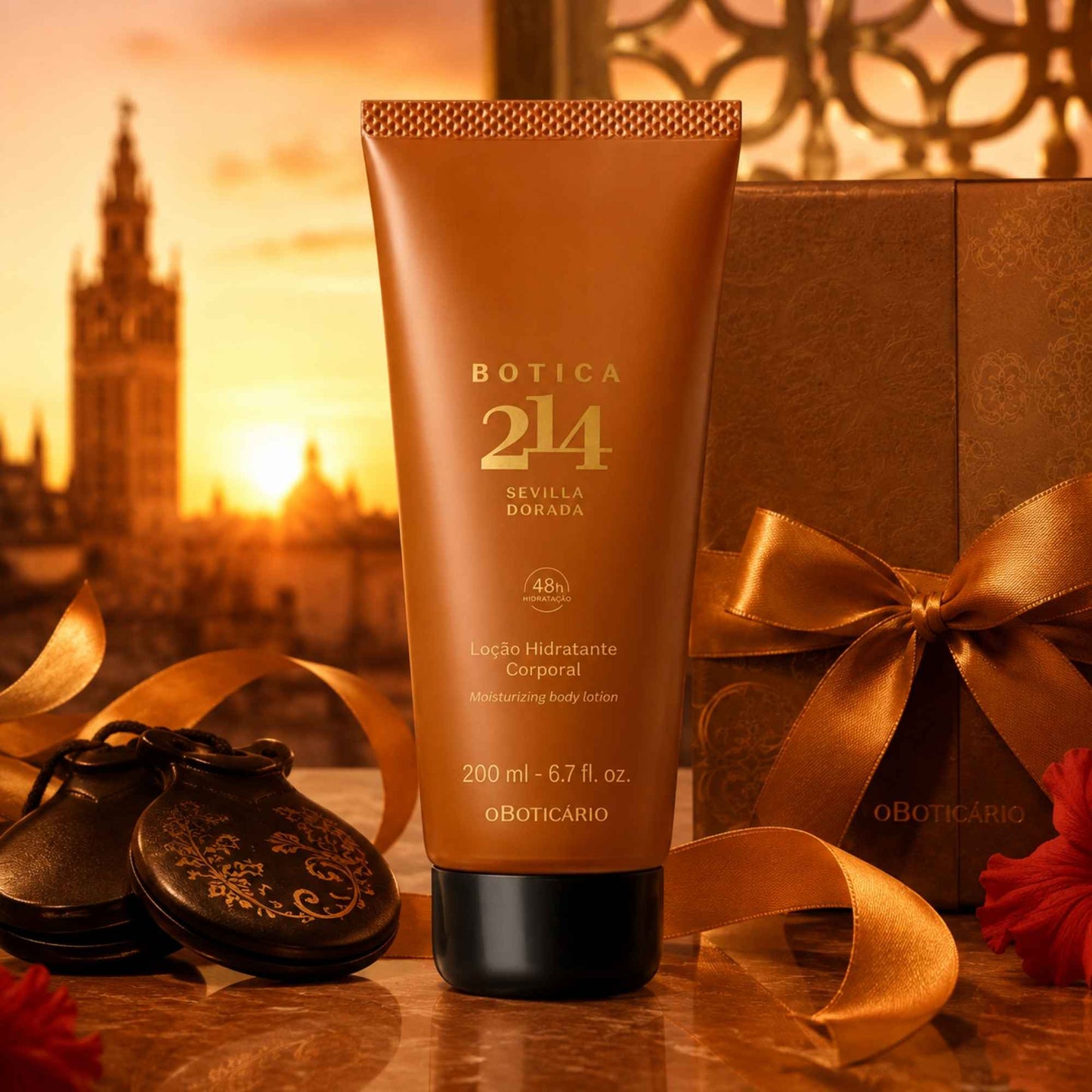 Lotion Corps Botica 214 Sevilla Dorada O Boticário – mise en scène