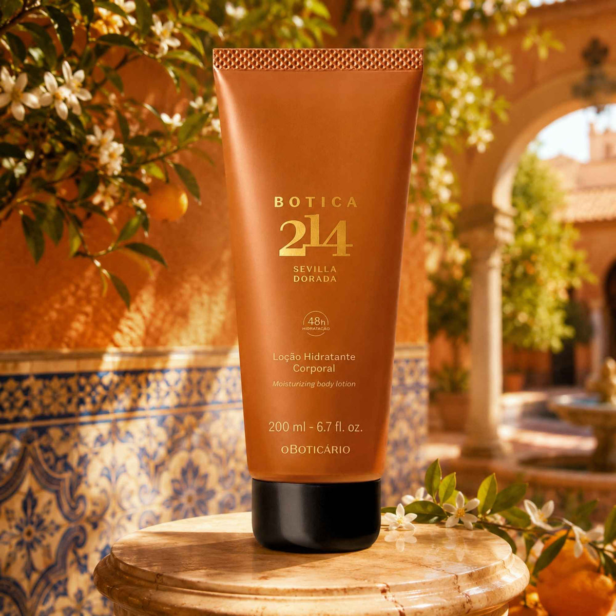 Lotion Corps Botica 214 Sevilla Dorada O Boticário – mise en scène