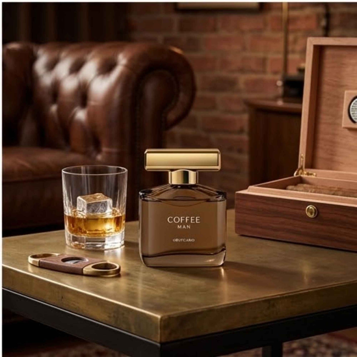 Eau de Toilette Coffee Man O Boticário – mise en scène