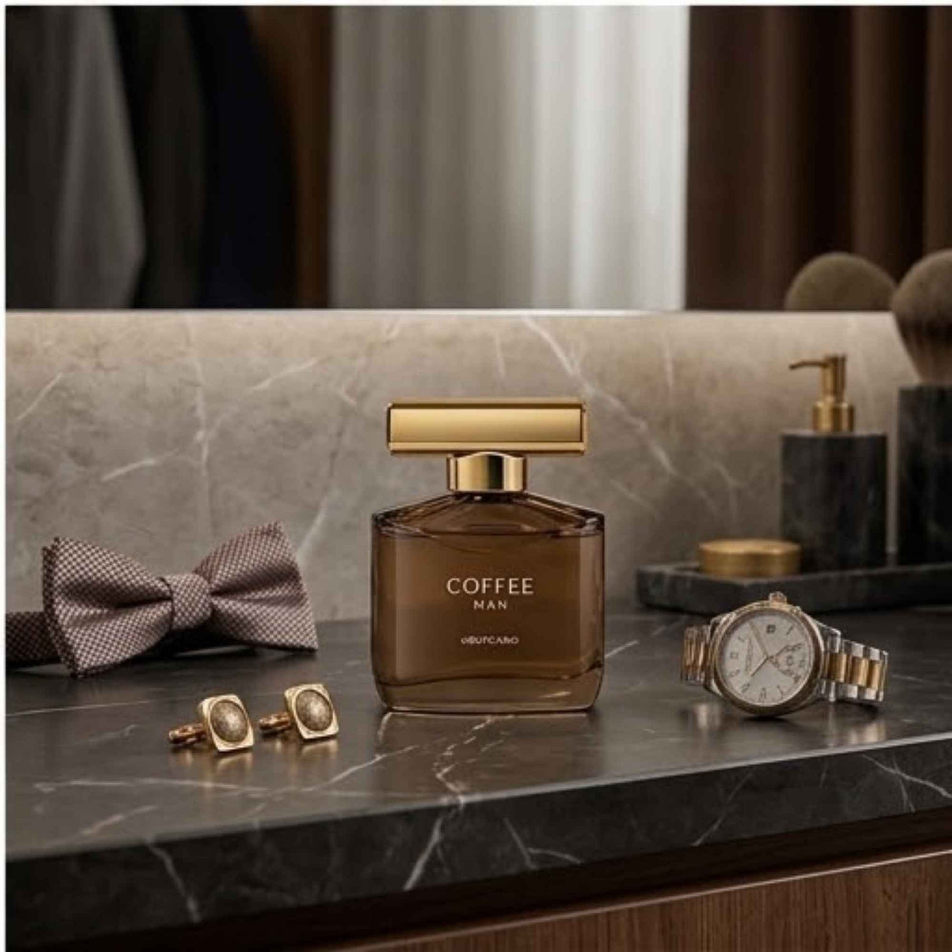 Eau de Toilette Coffee Man O Boticário – mise en scène