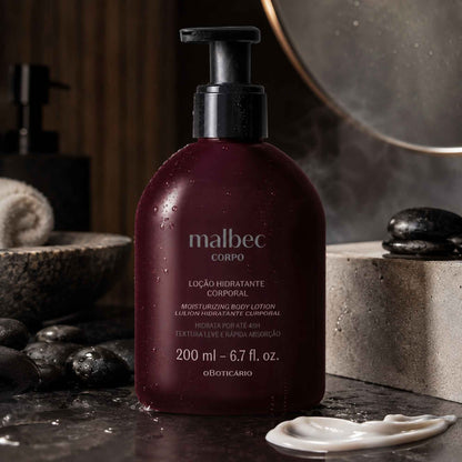 Lotion Corps Malbec O Boticário – mise en scène