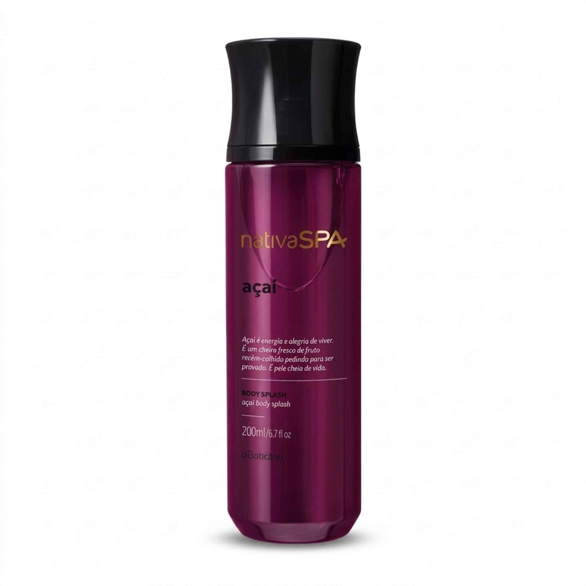 Body Splash Nativa Spa Açaí O Boticário – flacon fond neutre