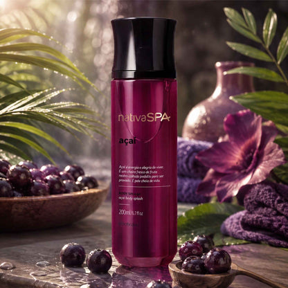 Body Splash Nativa Spa Açaí O Boticário – mise en scène
