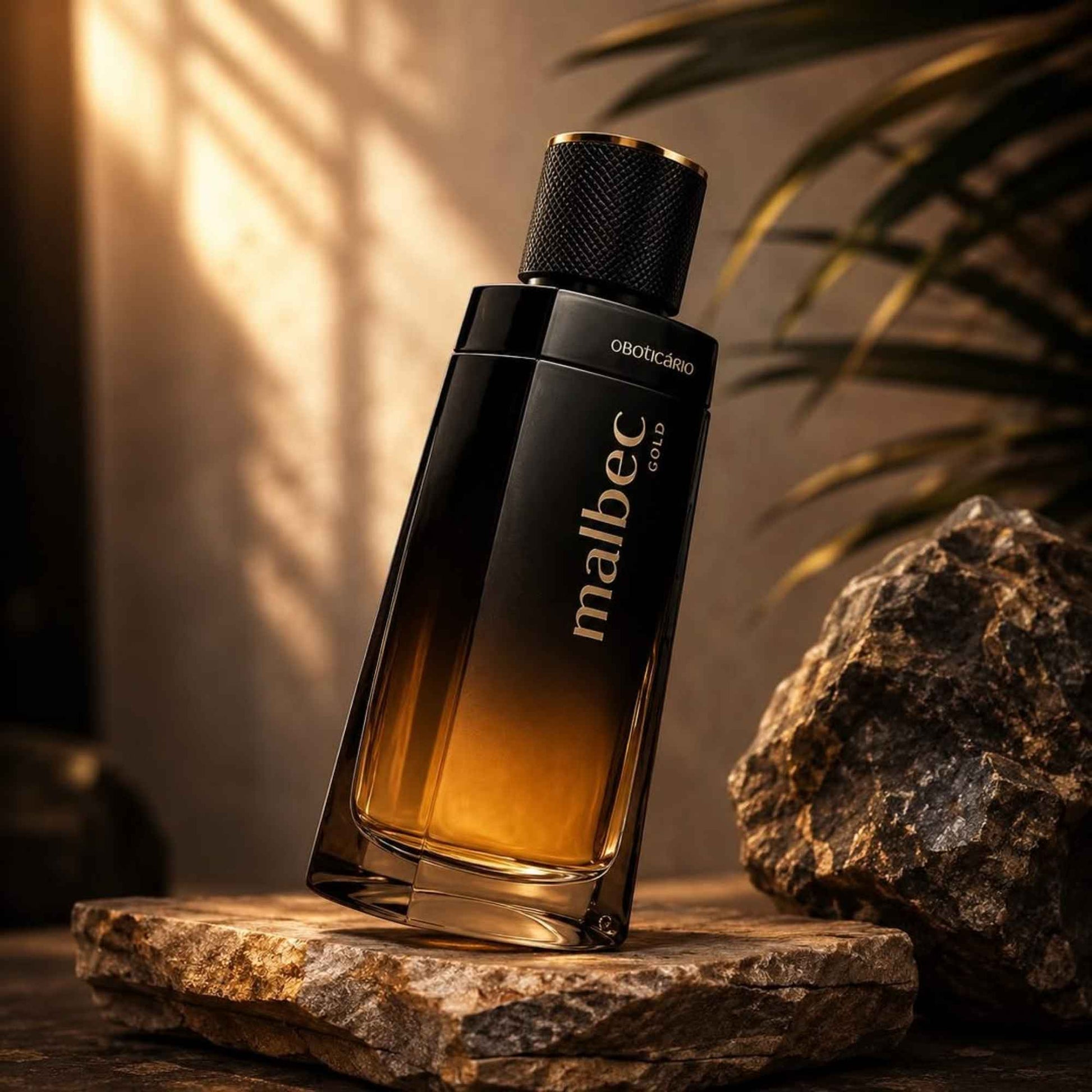 Eau de Toilette Malbec Gold O Boticário – mise en scène