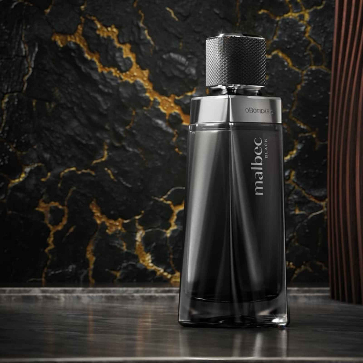 Eau de Toilette Malbec Black O Boticário – mise en scène
