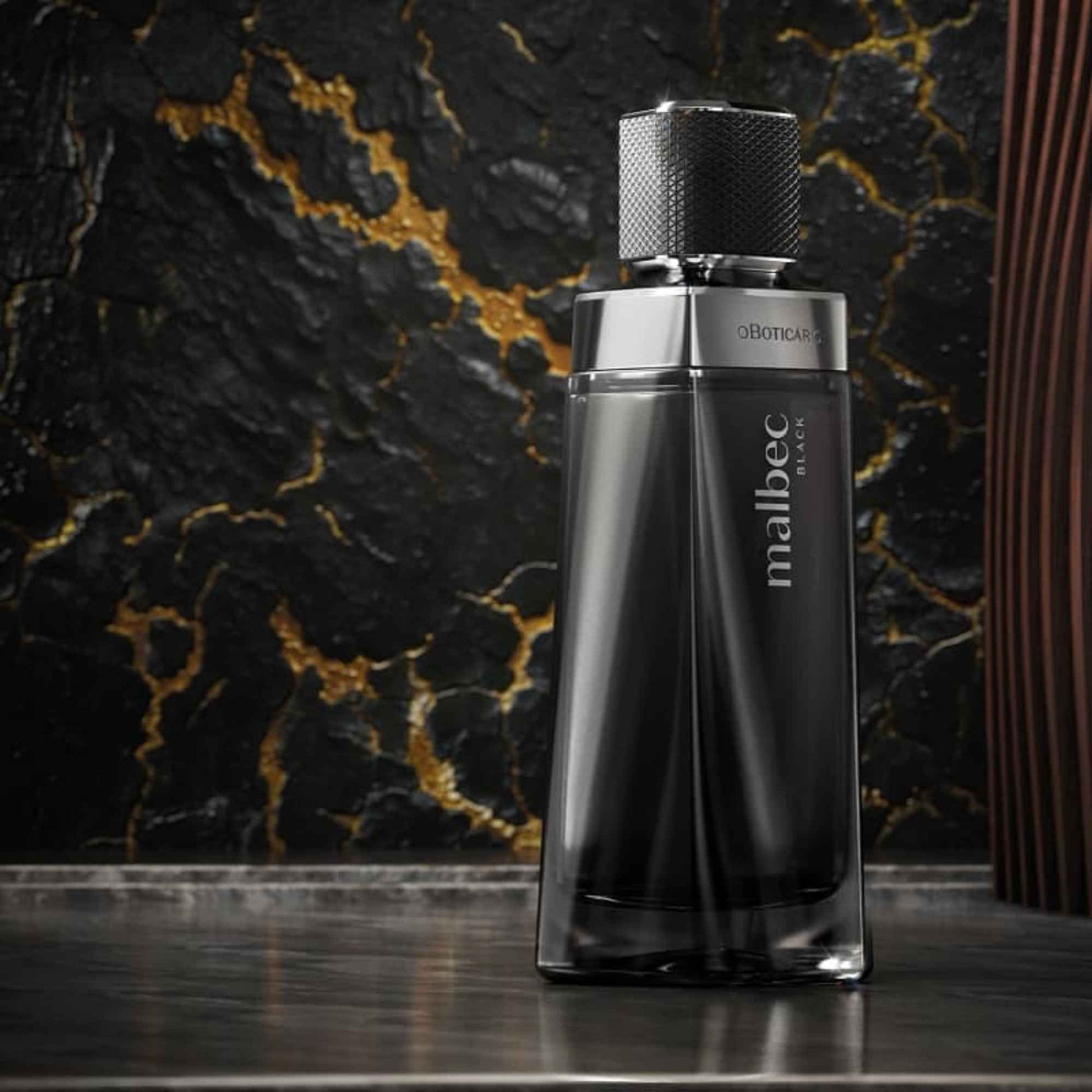 Eau de Toilette Malbec Black O Boticário – mise en scène