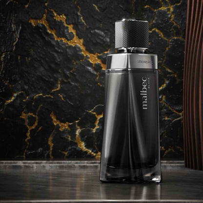 Eau de Toilette Malbec Black O Boticário – mise en scène