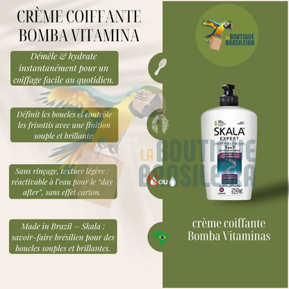 Crème coiffante sans rinçage Bomba de Vitaminas – Skala 250 g
