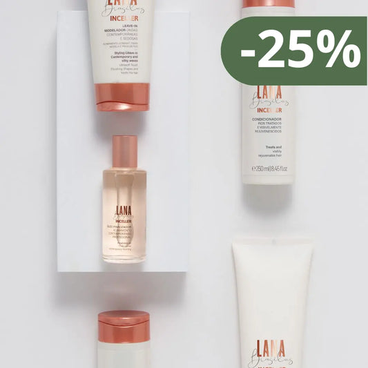 KIT Inceller Masque reconstructeur + Leave-In + Huile de finition Lana Brasiles