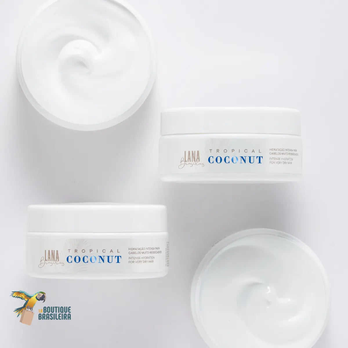 Masque Tropical Coconut 200 g – Lana Brasiles
