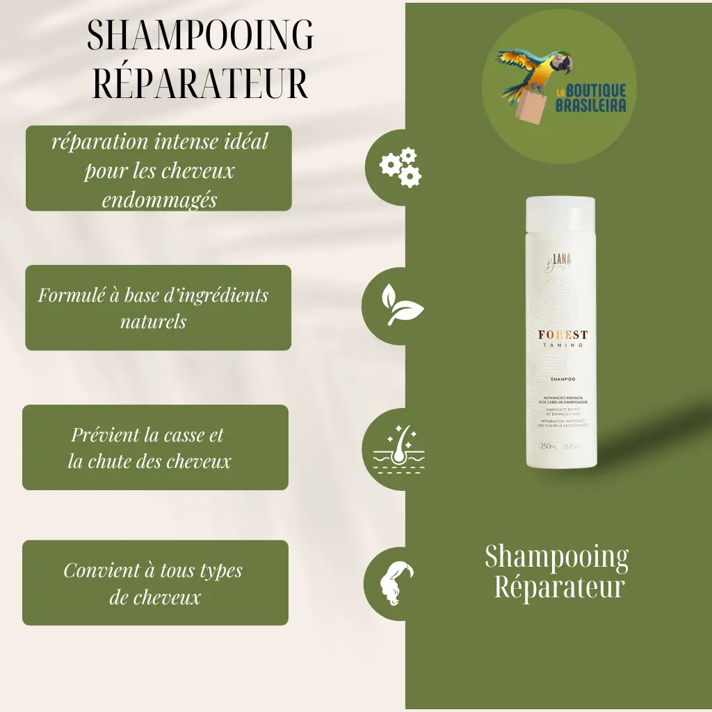 Shampooing Forest Tanino 250 ml – Lana Brasiles