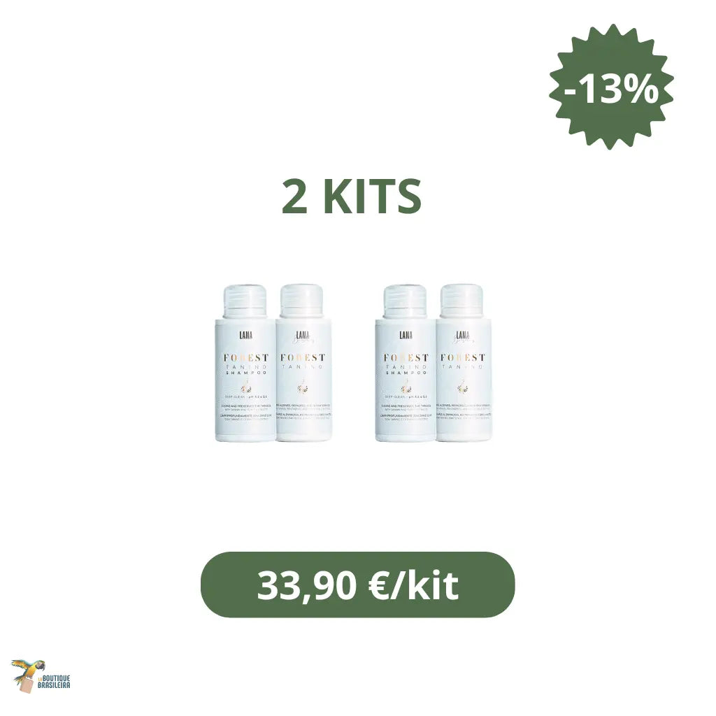 Kit Lissage Brésilien Forest Tanino 100ml étapes 1 et 2