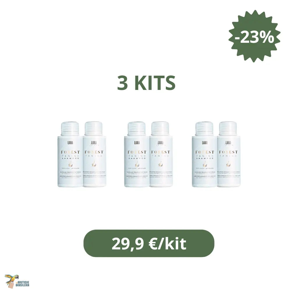 Kit Lissage Brésilien Forest Tanino 100ml étapes 1 et 2