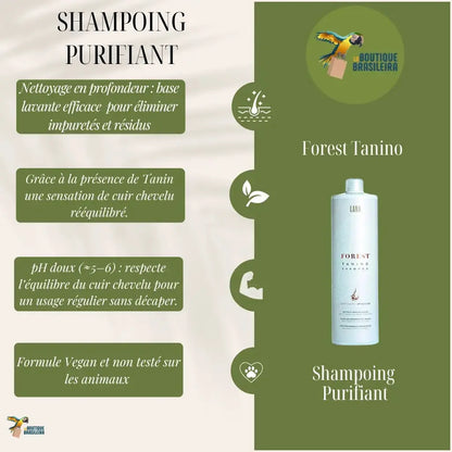 Shampoing Purifiant Forest Tanino 1 L – Lana Brasiles