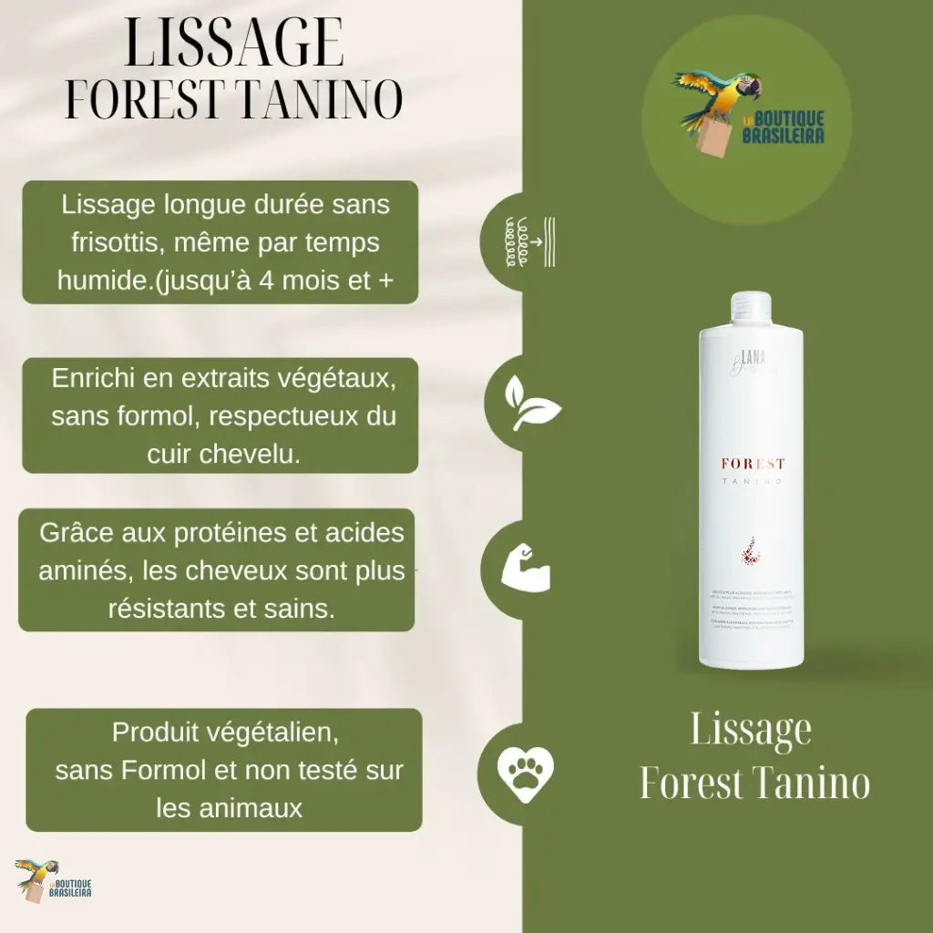 Lissage Forest Tanino 1L Lana Brasiles