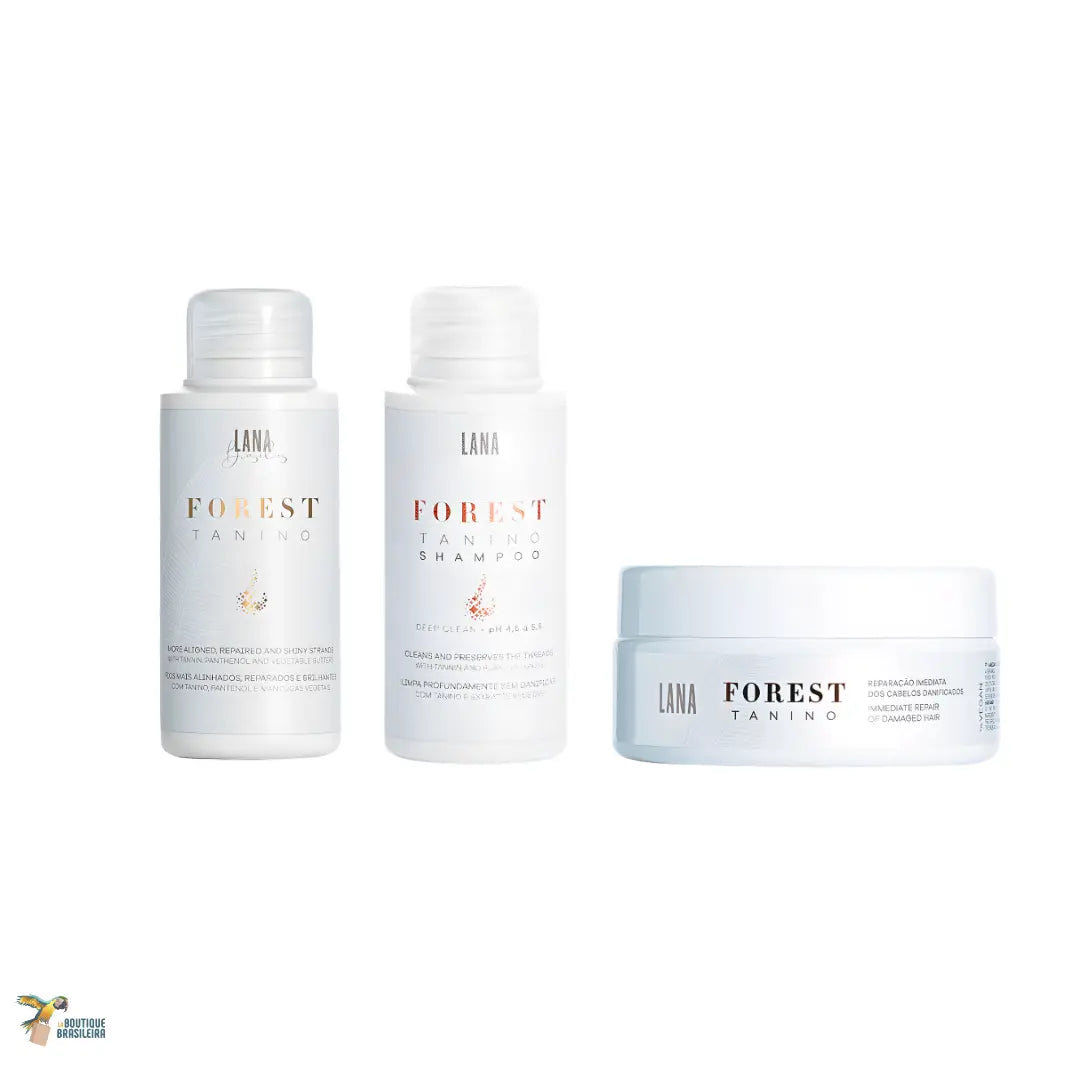 Kit Lissage Brésilien Forest Tanino 100ml étapes 1 et 2 + Masque Forest Tanino 200g