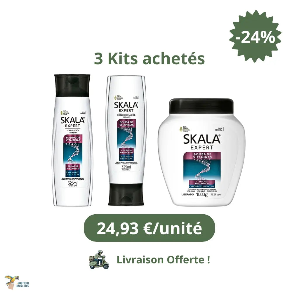 Kit Skala #Bomba de Vitaminas shampoing + après shampoing + masque