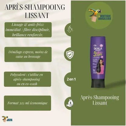 Après Shampooing Lissant Skala Mais Lisos 325 ml – anti-frizz