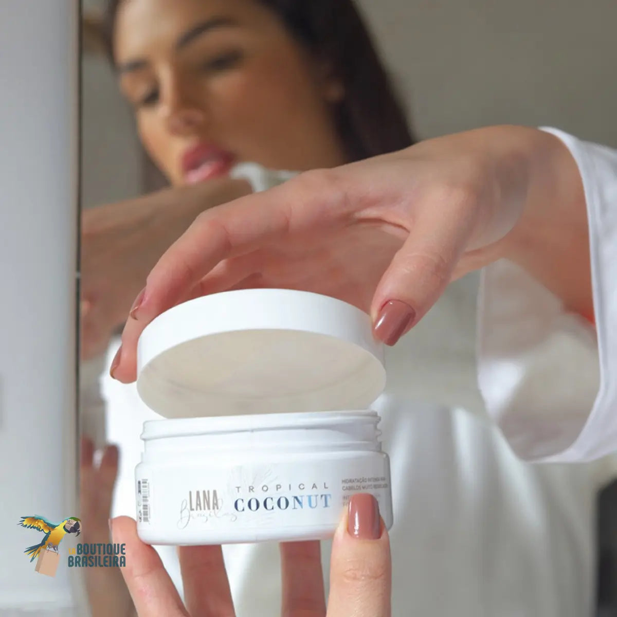Masque Tropical Coconut 200 g – Lana Brasiles
