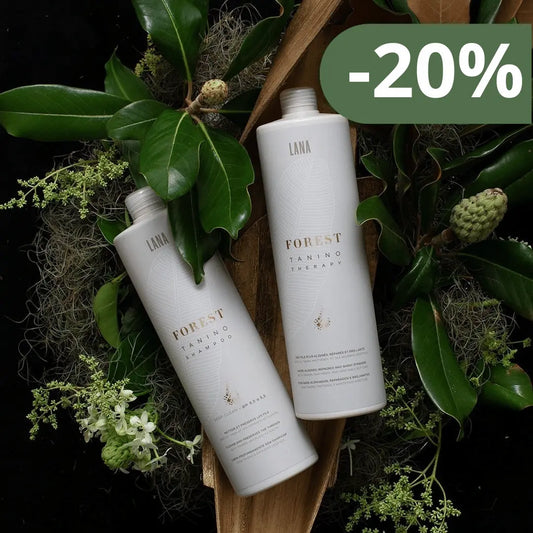 Kit lissage Brésilien Forest Tanino 2 x 1L (4B/4C) Lana Brasiles