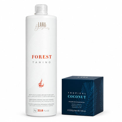 Kit Duo à composer Lana Brasiles — Lissage 1 L et shampoing