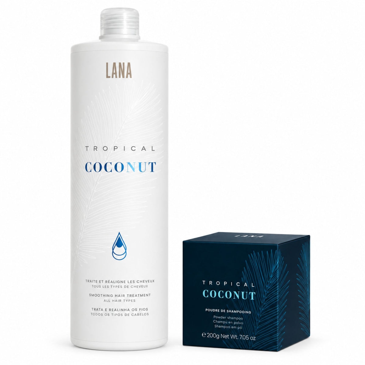 Kit Duo à composer Lana Brasiles — Lissage 1 L et shampoing