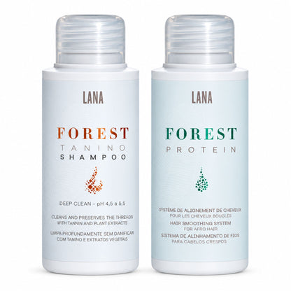Kit Duo à composer Lana Brasiles — Lissage 100 ml et shampoing