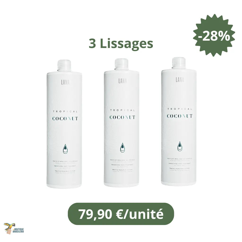 Lissage Brésilien Tropical Coconut 1 L – Lana Brasiles