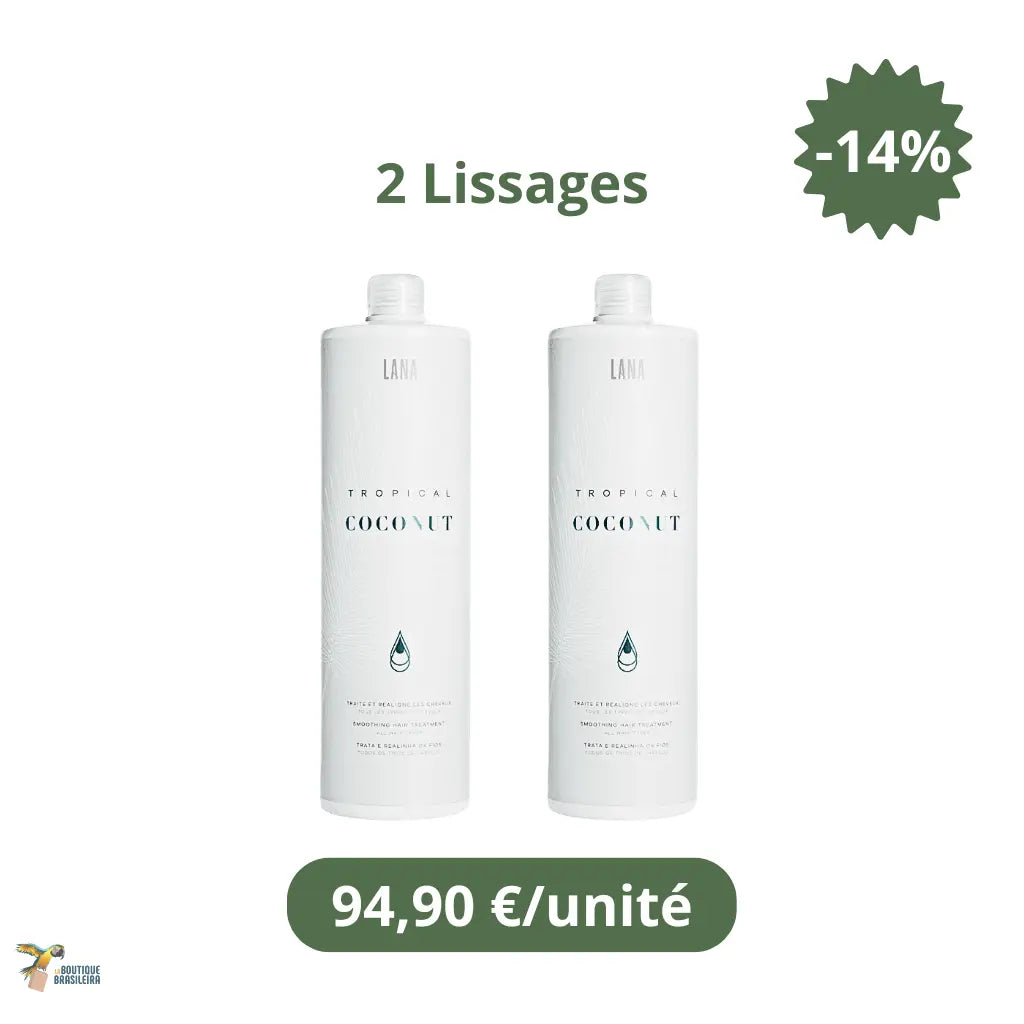 Lissage Brésilien Tropical Coconut 1 L – Lana Brasiles