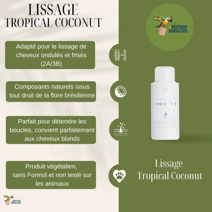 Lissage Brésilien Tropical Coconut 100 ml – Lana Brasiles