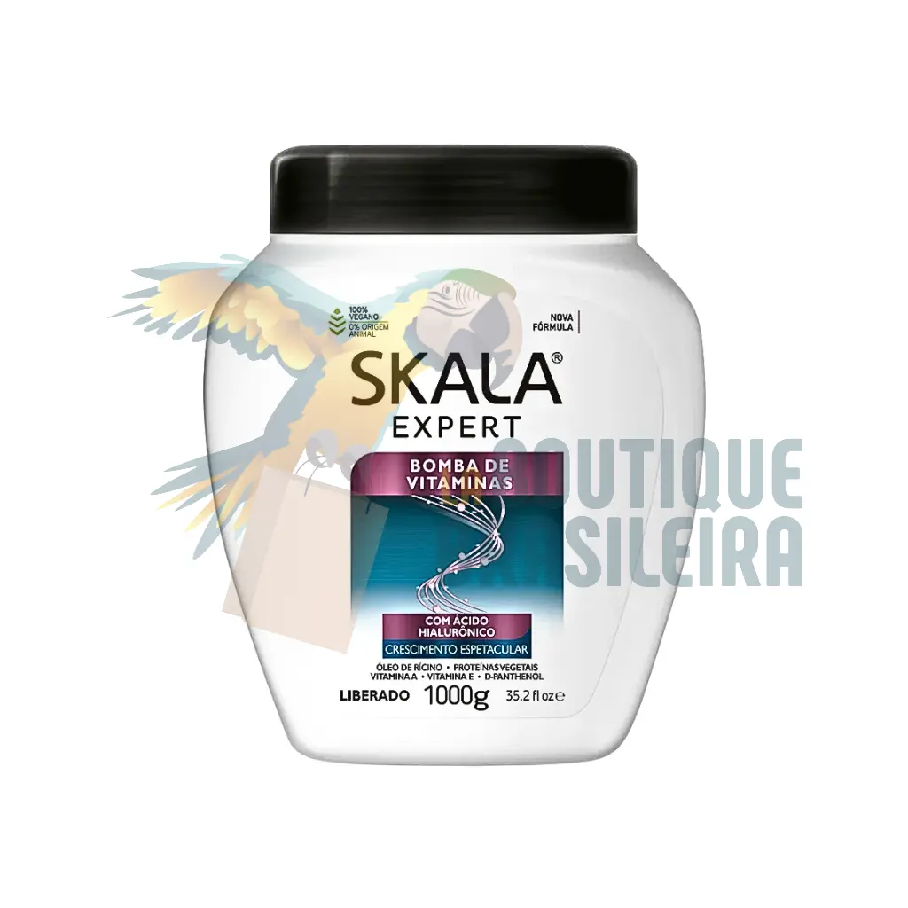 Masque Skala Bomba de Vitaminas 1KG – Soin pour cheveux secs La Boutique Brasileira