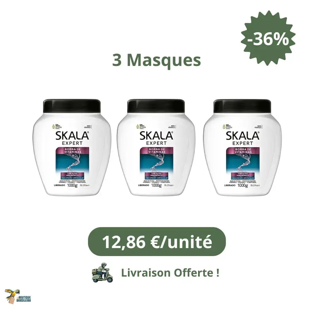 Masque Skala Bomba de Vitaminas 1KG – Soin pour cheveux secs