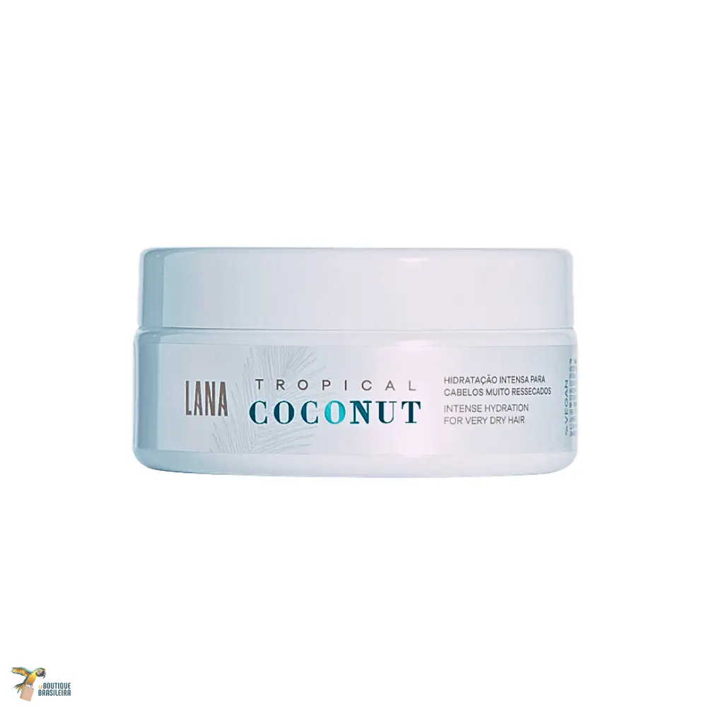 Masque Hydratant Tropical Coconut 200 g – Lana Brasiles