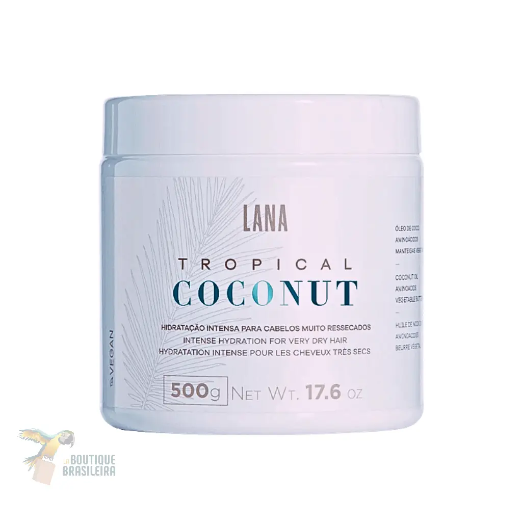 Masque Tropical Coconut 500 g – Lana Brasiles