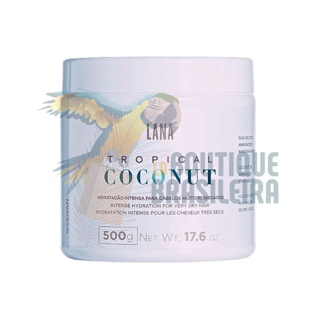 Masque Tropical Coconut 500 g – Lana Brasiles
